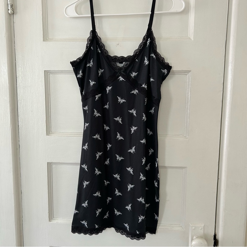 H&M Black Butterfly Dress